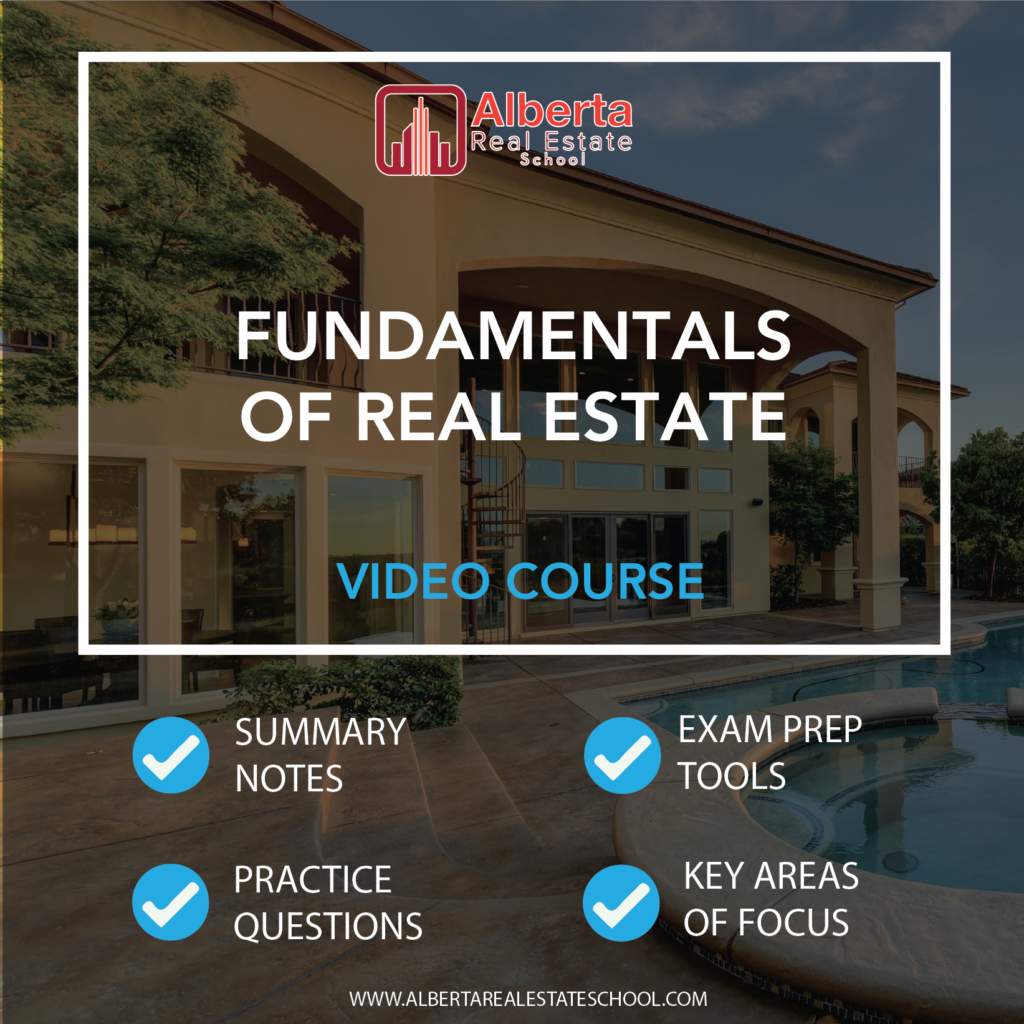 Fundamentals of Real Estate RECA recognized course Alberta Real